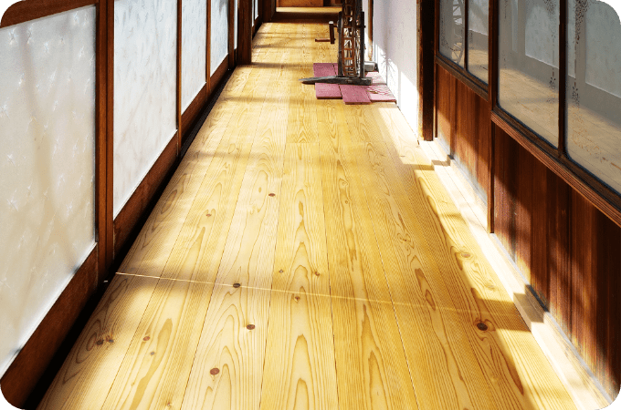画像：無垢の床