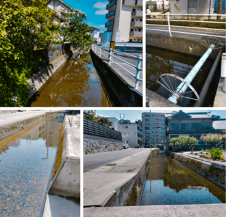 西原8丁目～9丁目の八木用水 令和5年